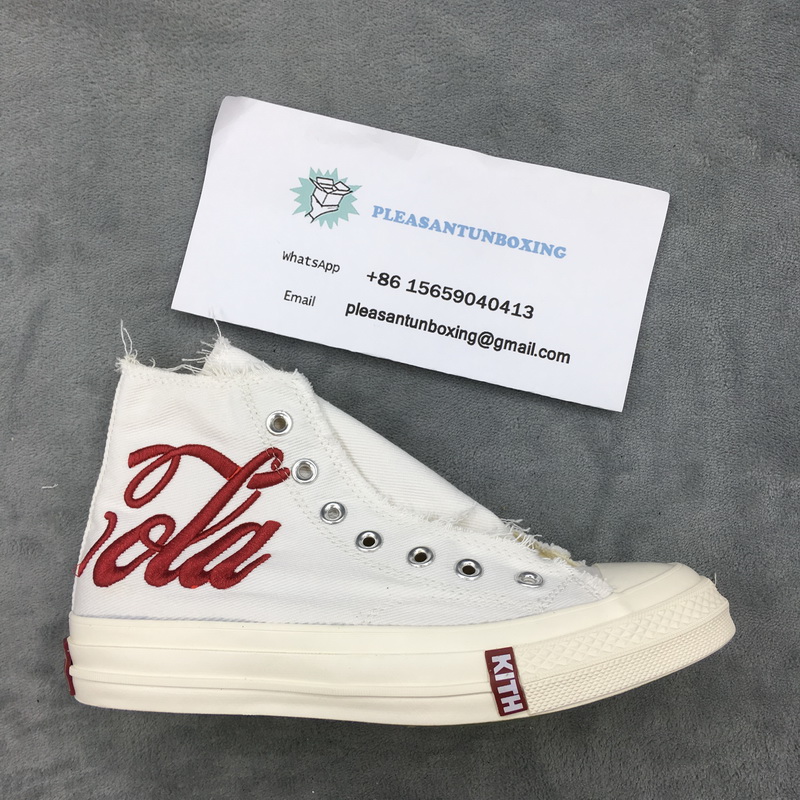 Authentic  KITH x Coca-Cola x CONVERSE Chuck Taylor 1970s